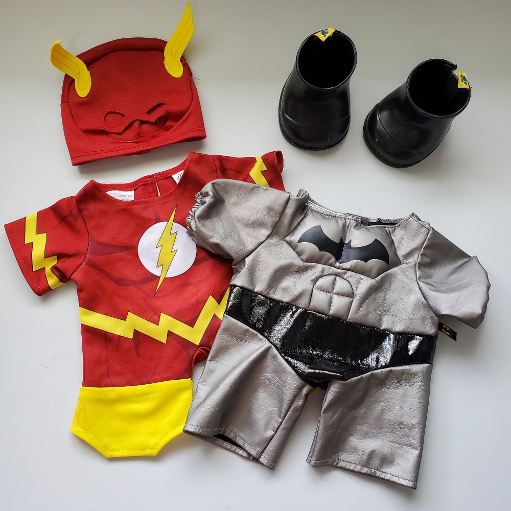 BAB Batman & Flash costumes